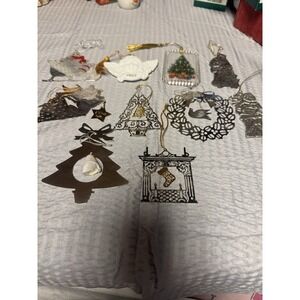 Avon Lot Of 12 Vintage Christmas Or Aments From‎ The 1980's And 1990's